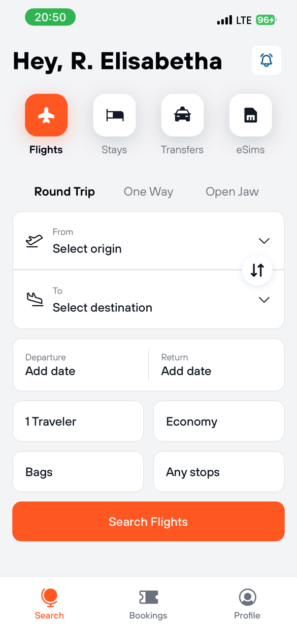 Aquila app interface preview