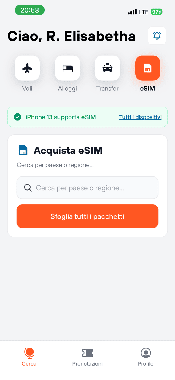 Aquila eSIM anteprima